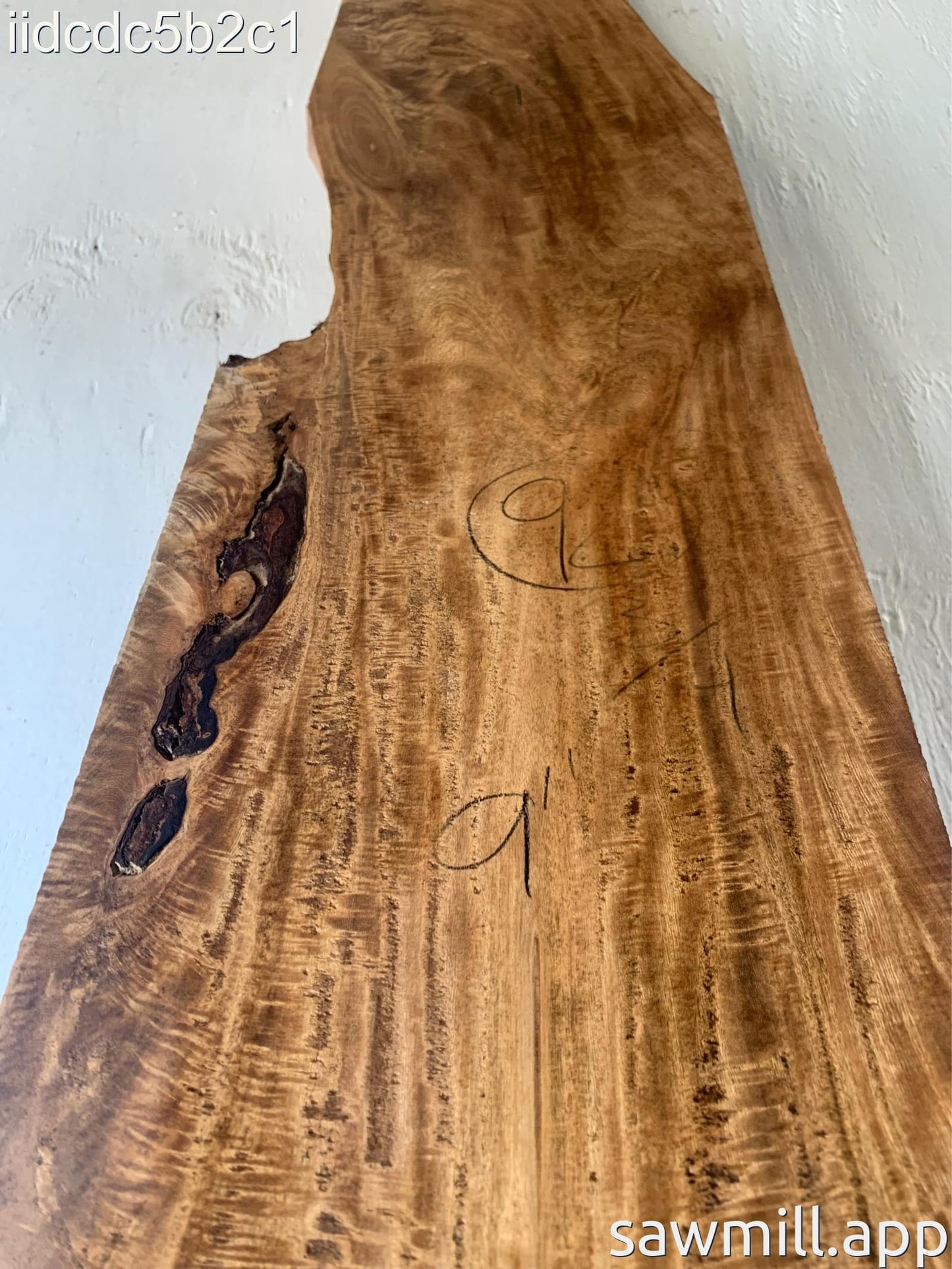 0.75" x 9" x 92" Fiddle Wood