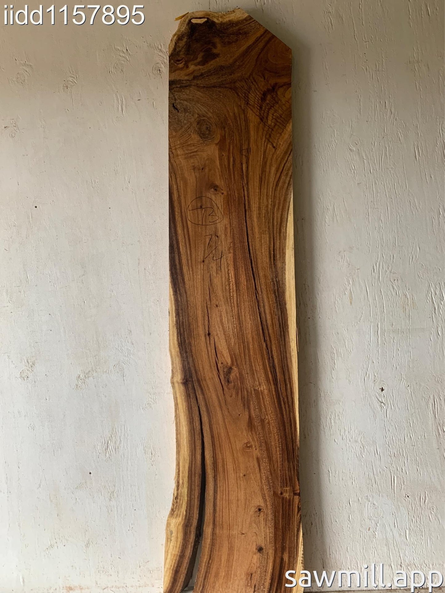 1.75" x 15" x 73" Monkeypod