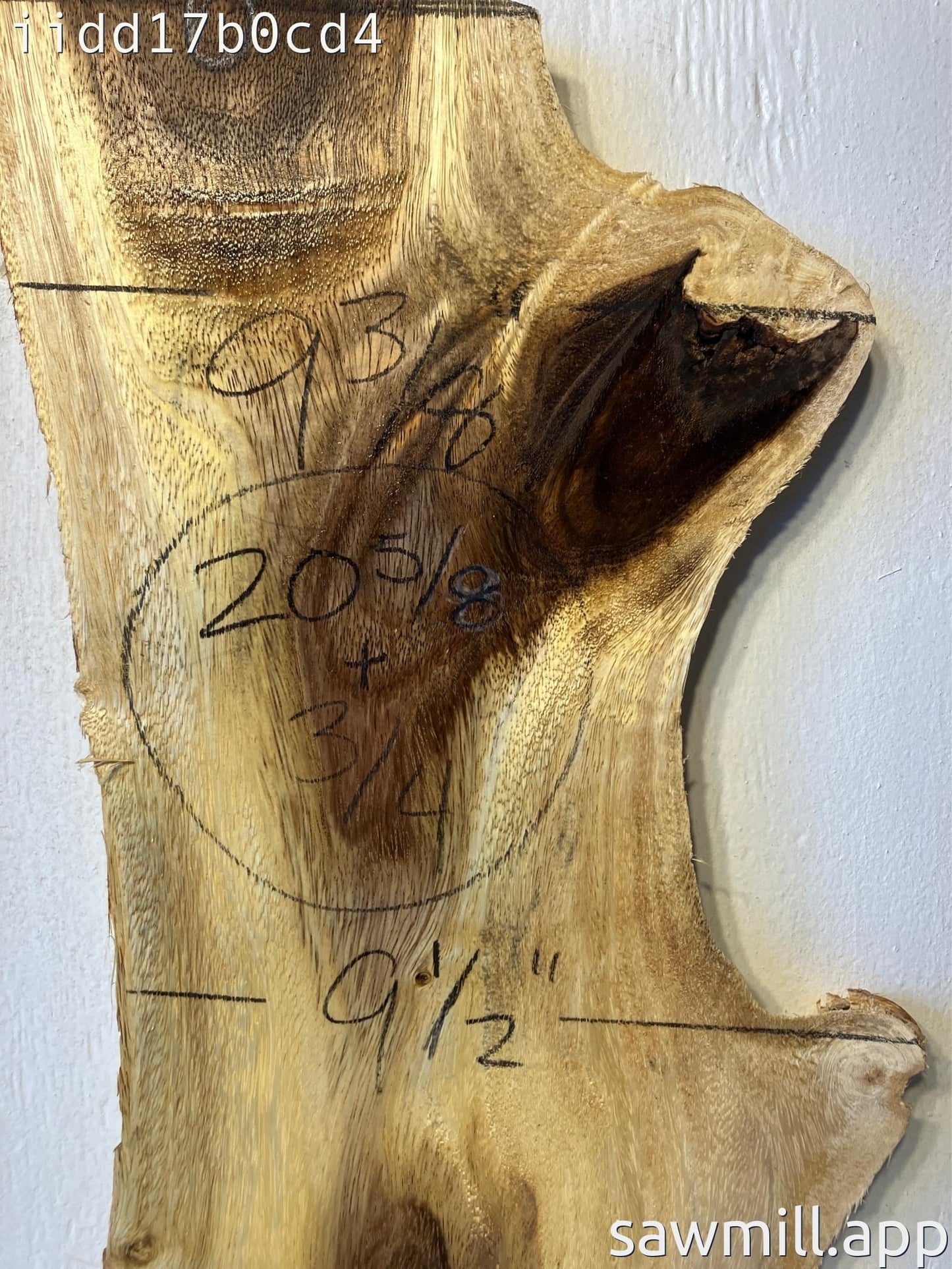 0.75" x 9" x 20" Monkeypod