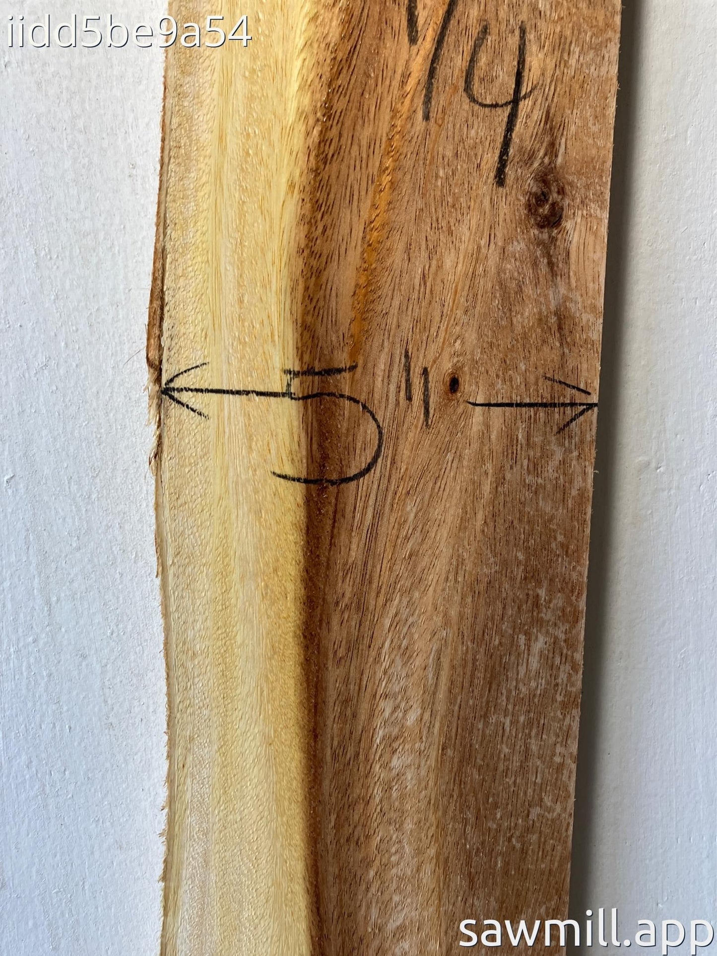 1" x 6" x 59" Monkeypod
