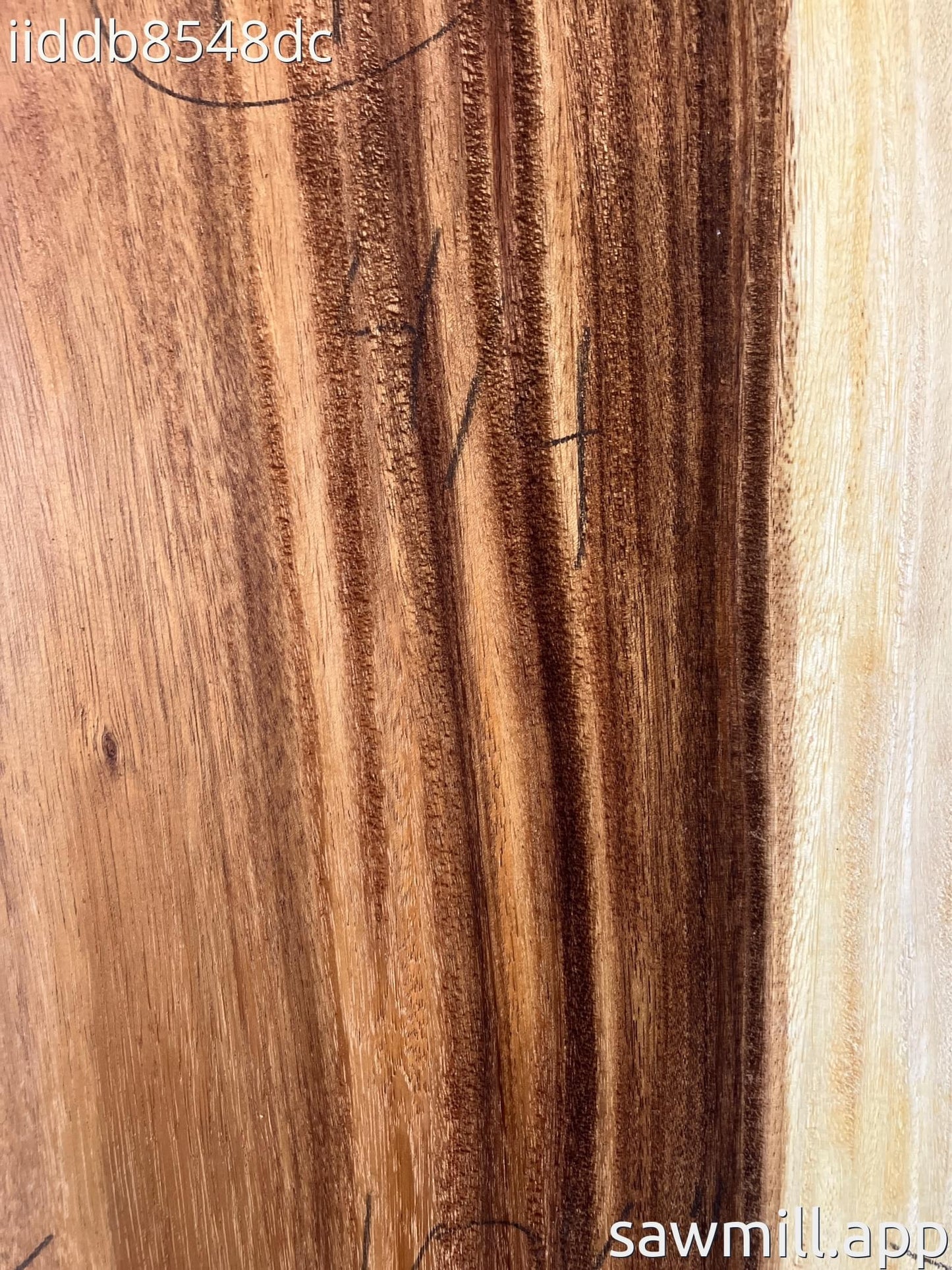 1" x 9" x 49" Monkeypod