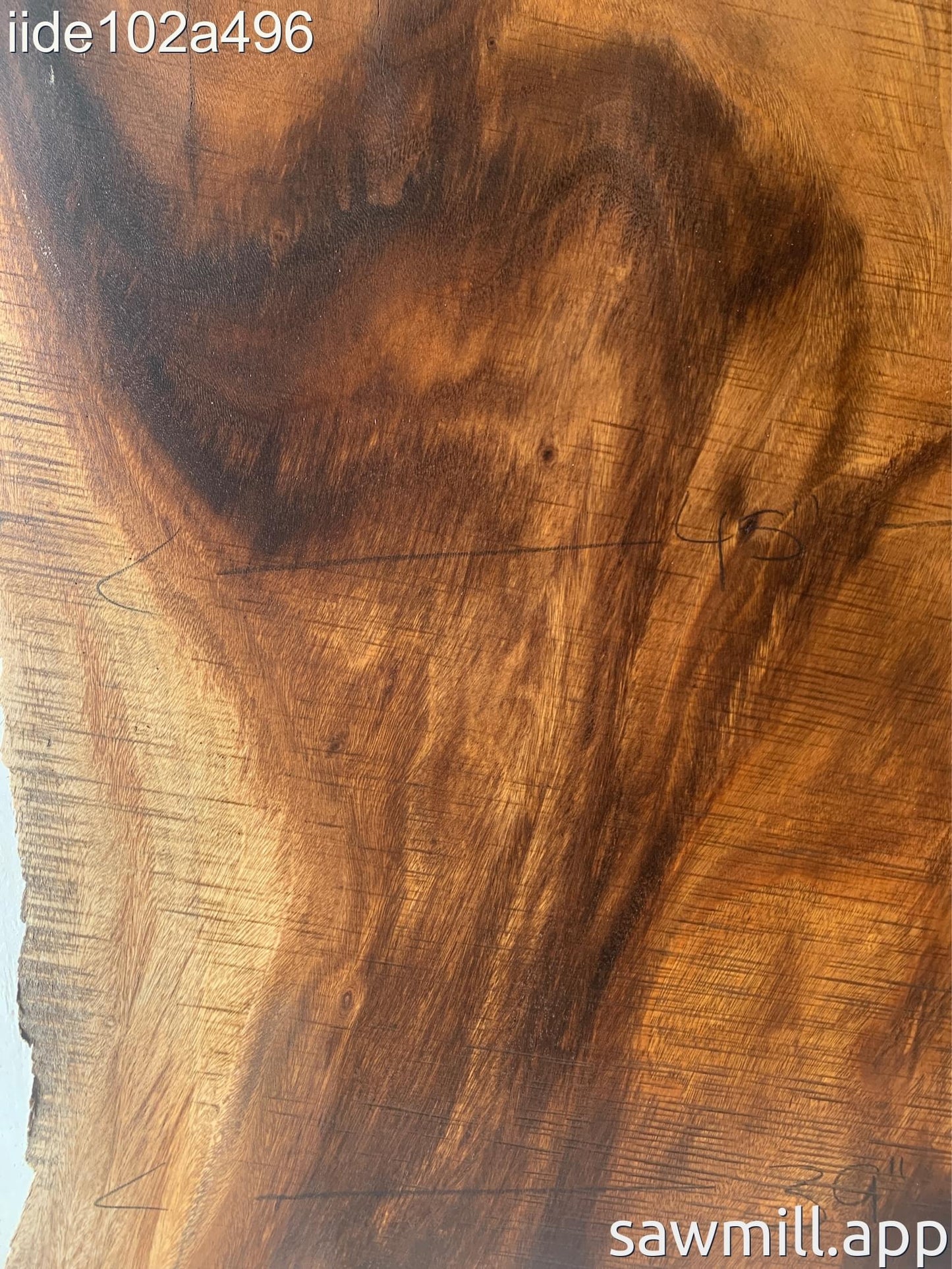 2.25" x 45" x 41" Monkeypod