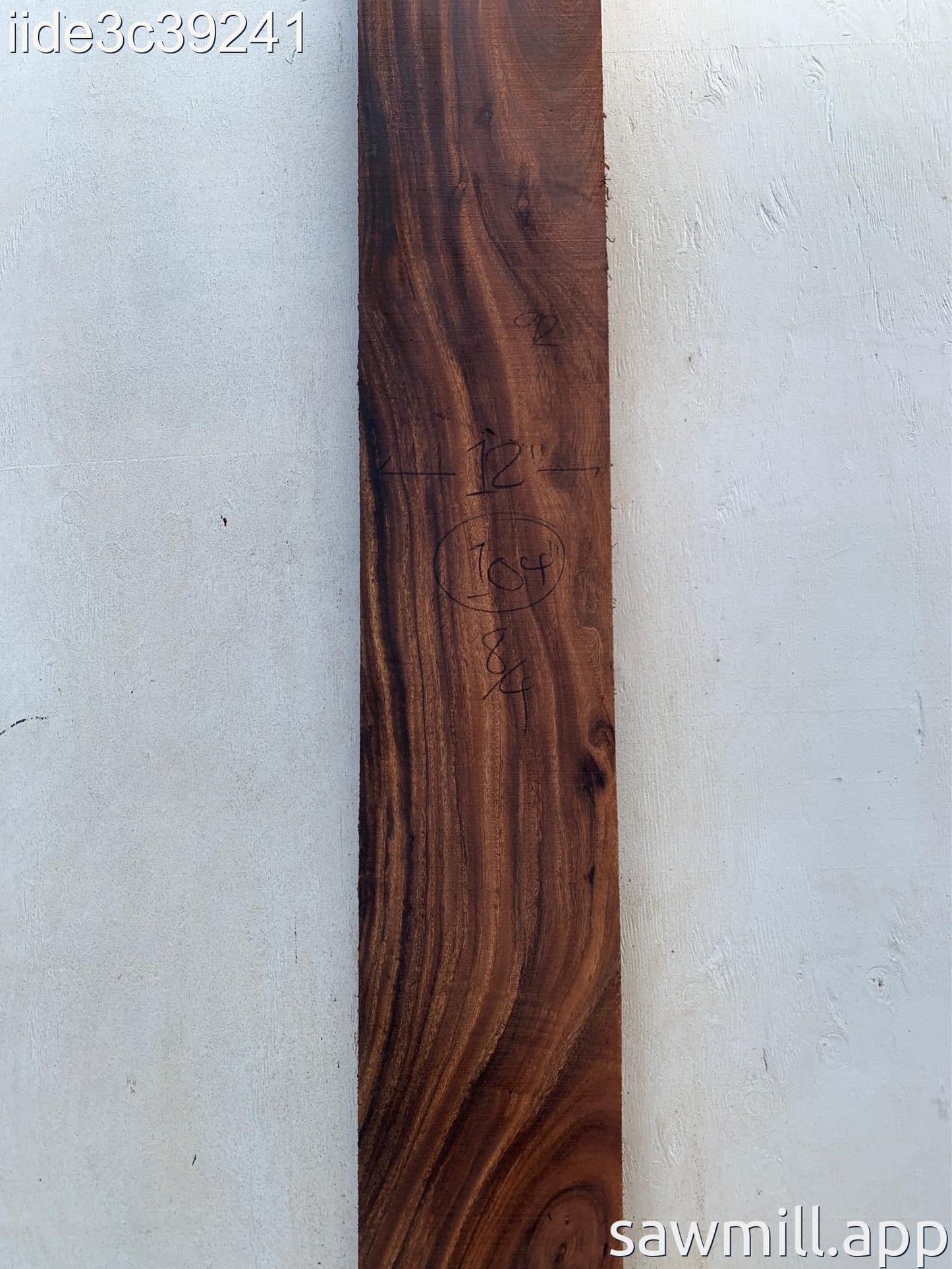 2" x 12" x 104" Monkeypod