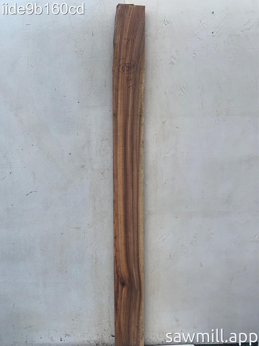 1" x 7" x 85" Chocolate Albizia