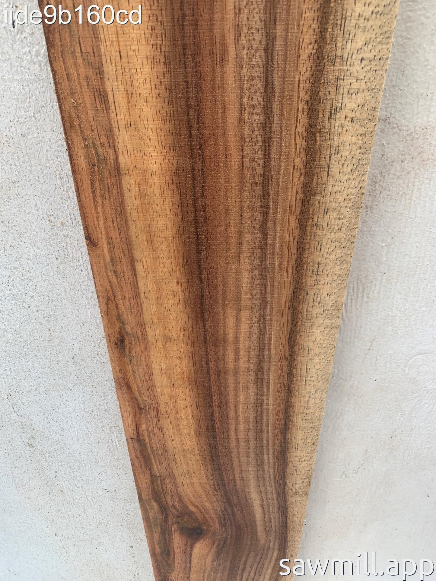 1" x 7" x 85" Chocolate Albizia