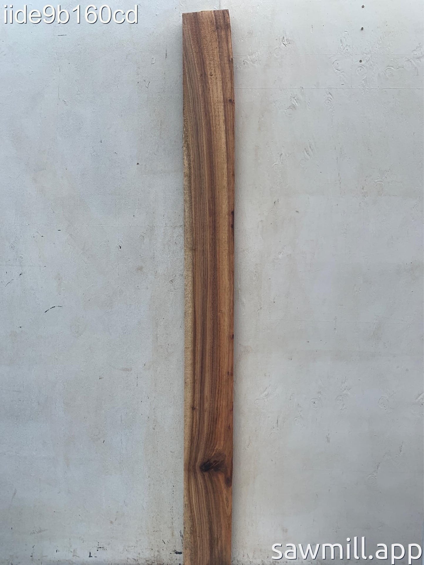 1" x 7" x 85" Chocolate Albizia