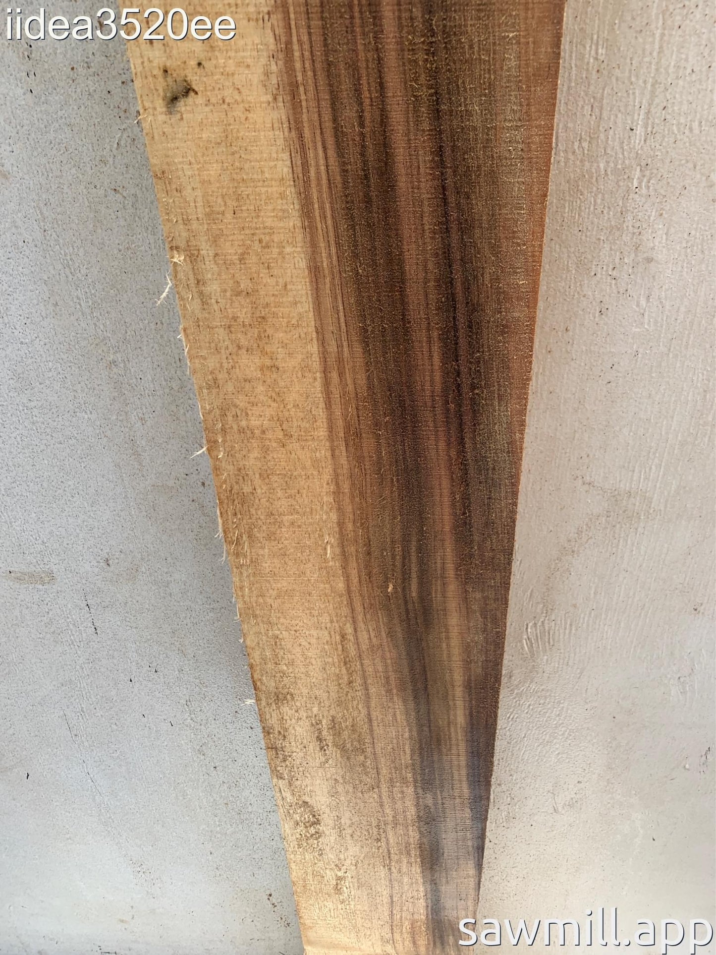2" x 7" x 83" Chocolate Albizia