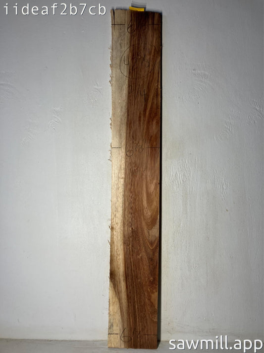 0.5" x 6" x 42" Chocolate Albizia