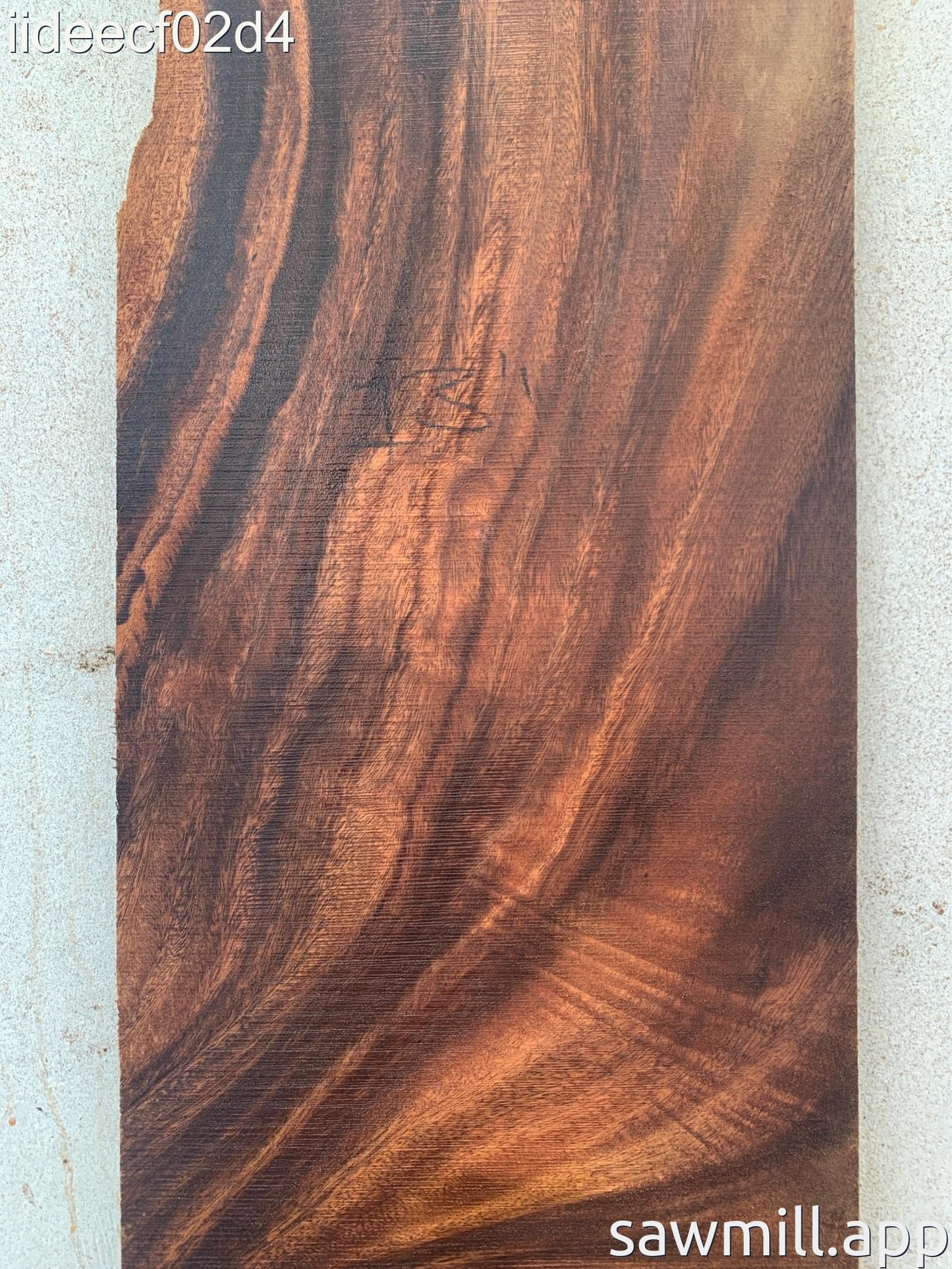 1" x 13" x 89" Monkeypod