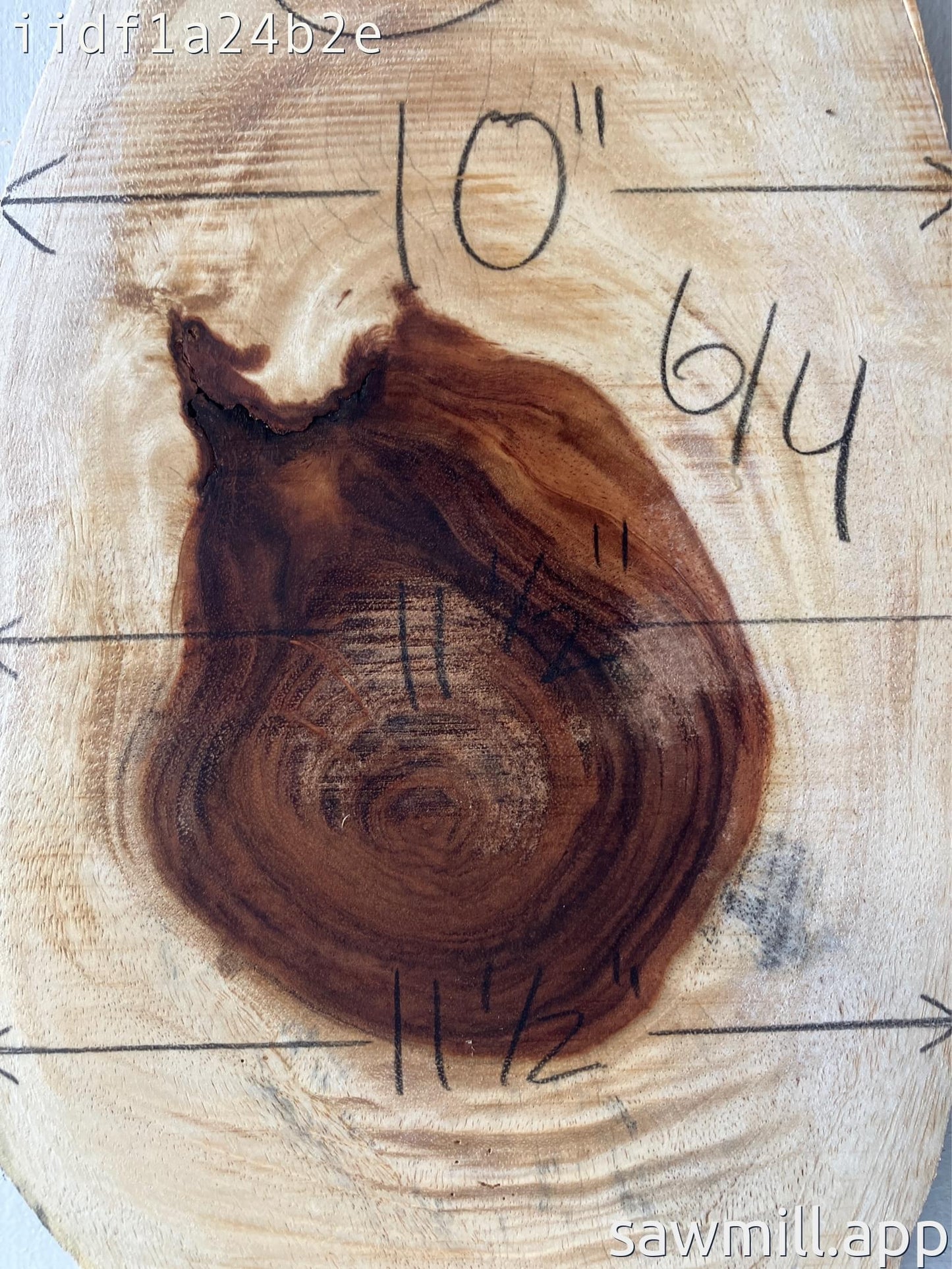 1.5" x 11" x 24" Monkeypod