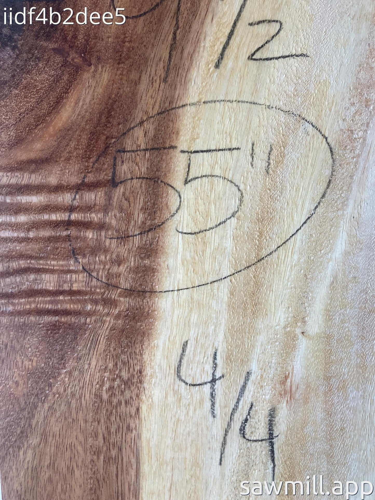 1" x 9" x 55" Monkeypod