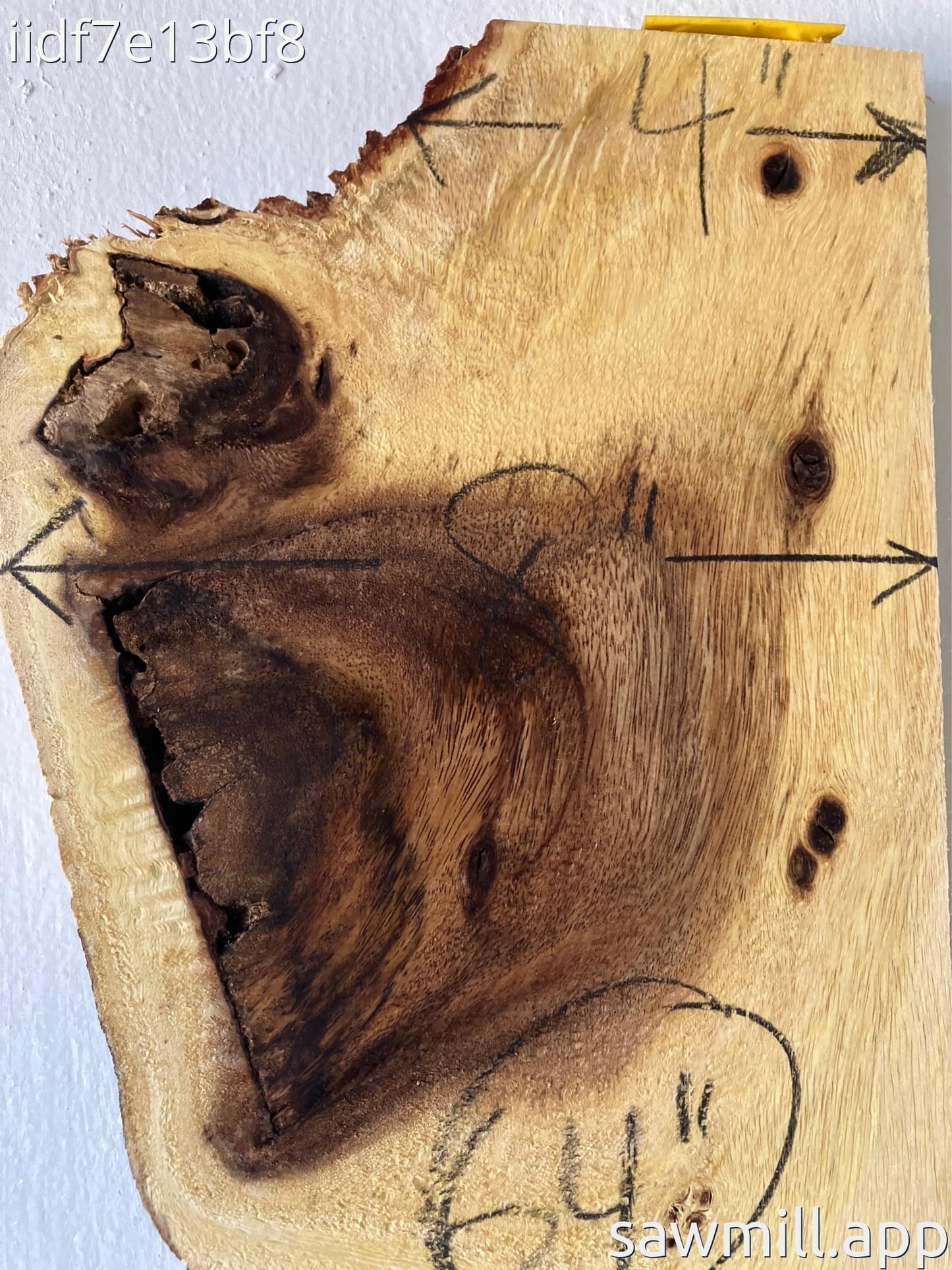 1" x 8" x 64" Monkeypod