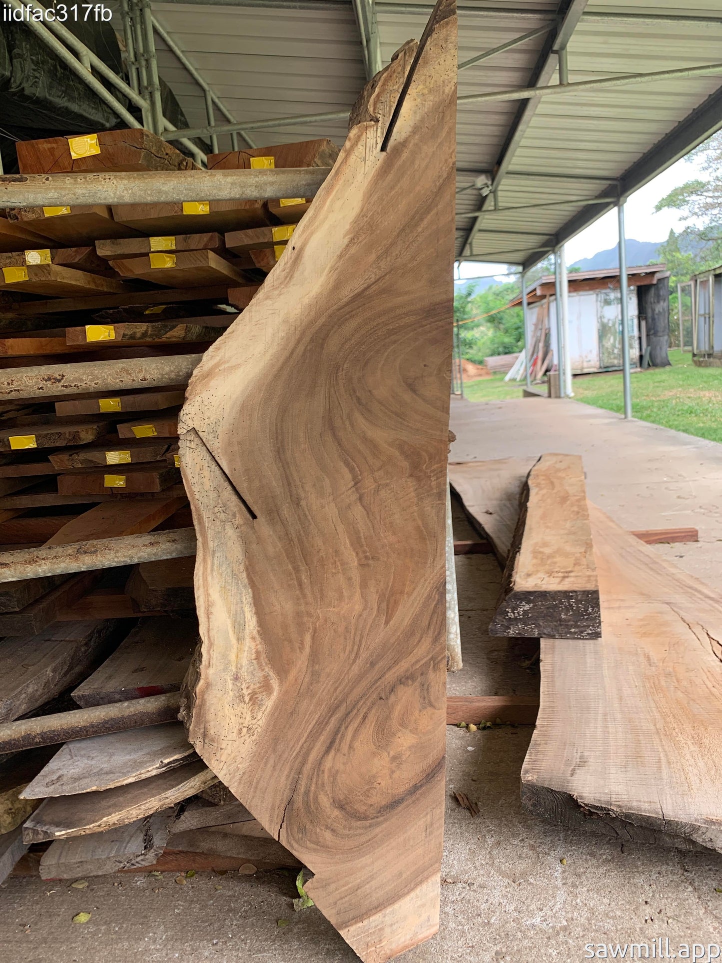 2.25" x 15" x 44" Monkeypod