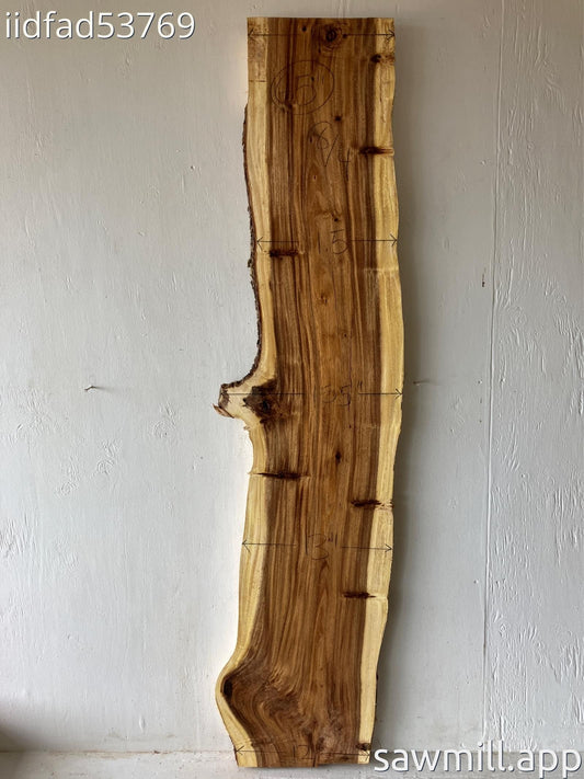 2" x 15" x 65" Monkeypod