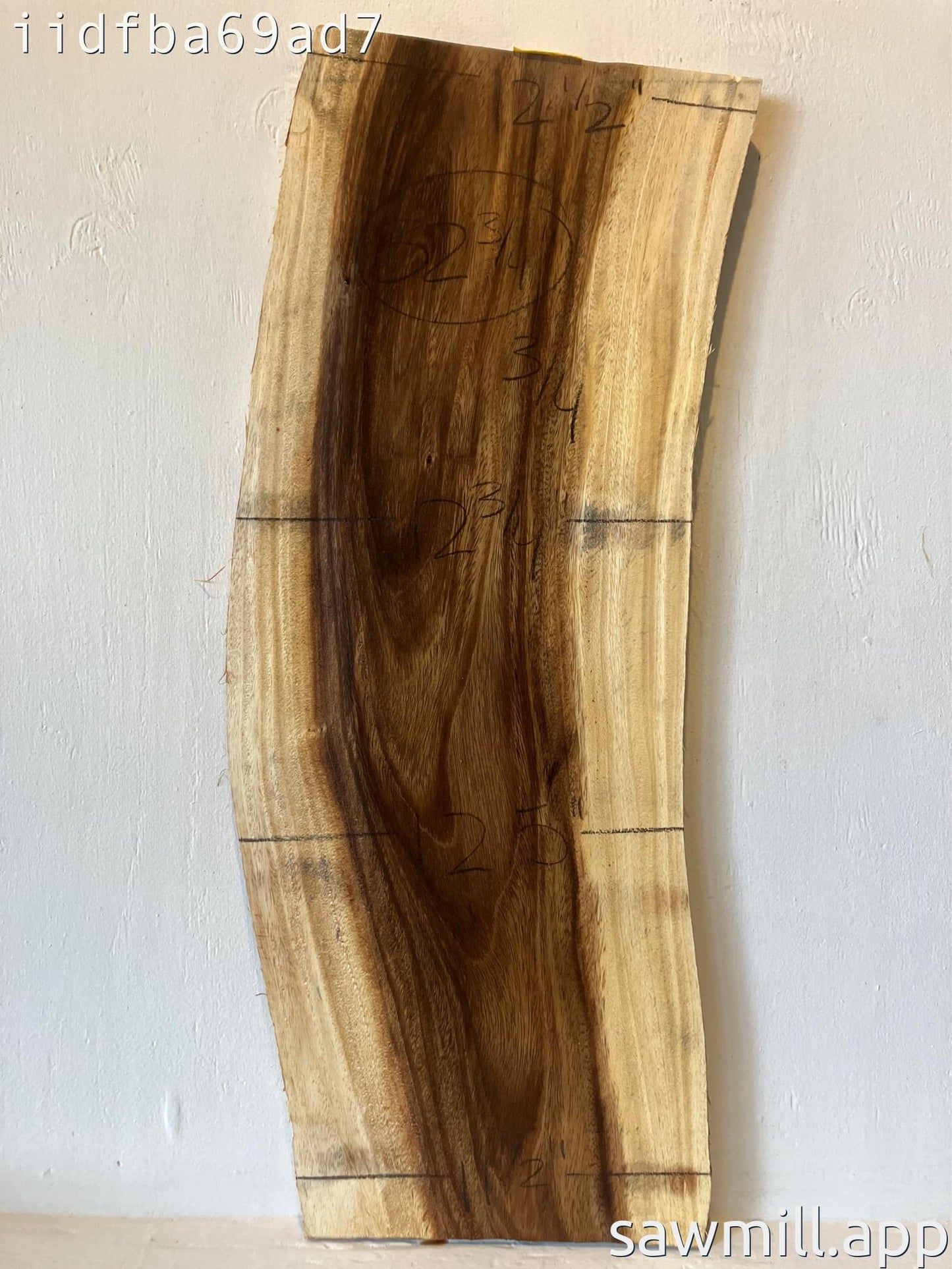 0.75" x 12" x 32" Monkeypod
