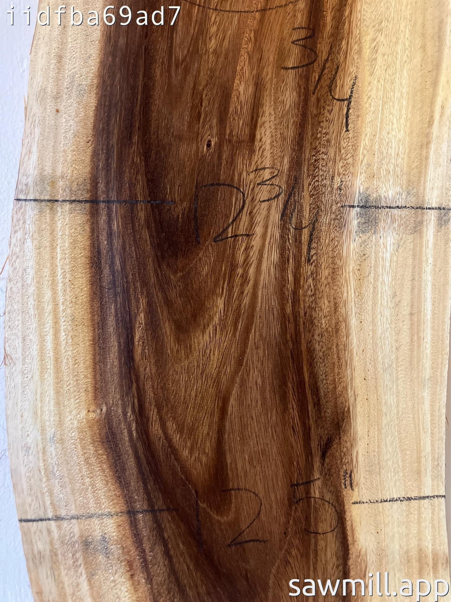 0.75" x 12" x 32" Monkeypod