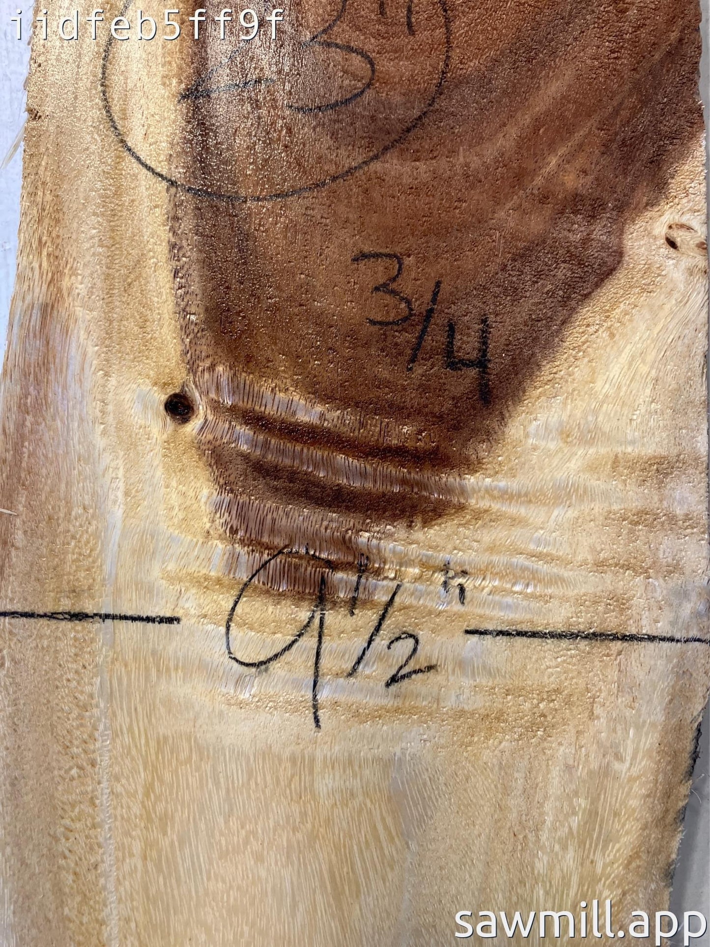 0.75" x 9" x 23" Monkeypod