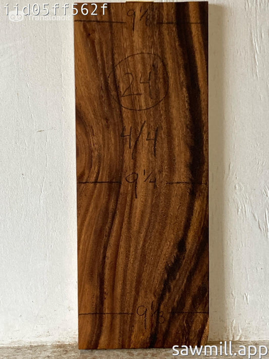 1" x 9" x 24" Hawaiian Monkeypod