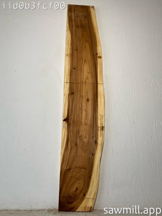 1.5" x 13" x 69" Monkeypod
