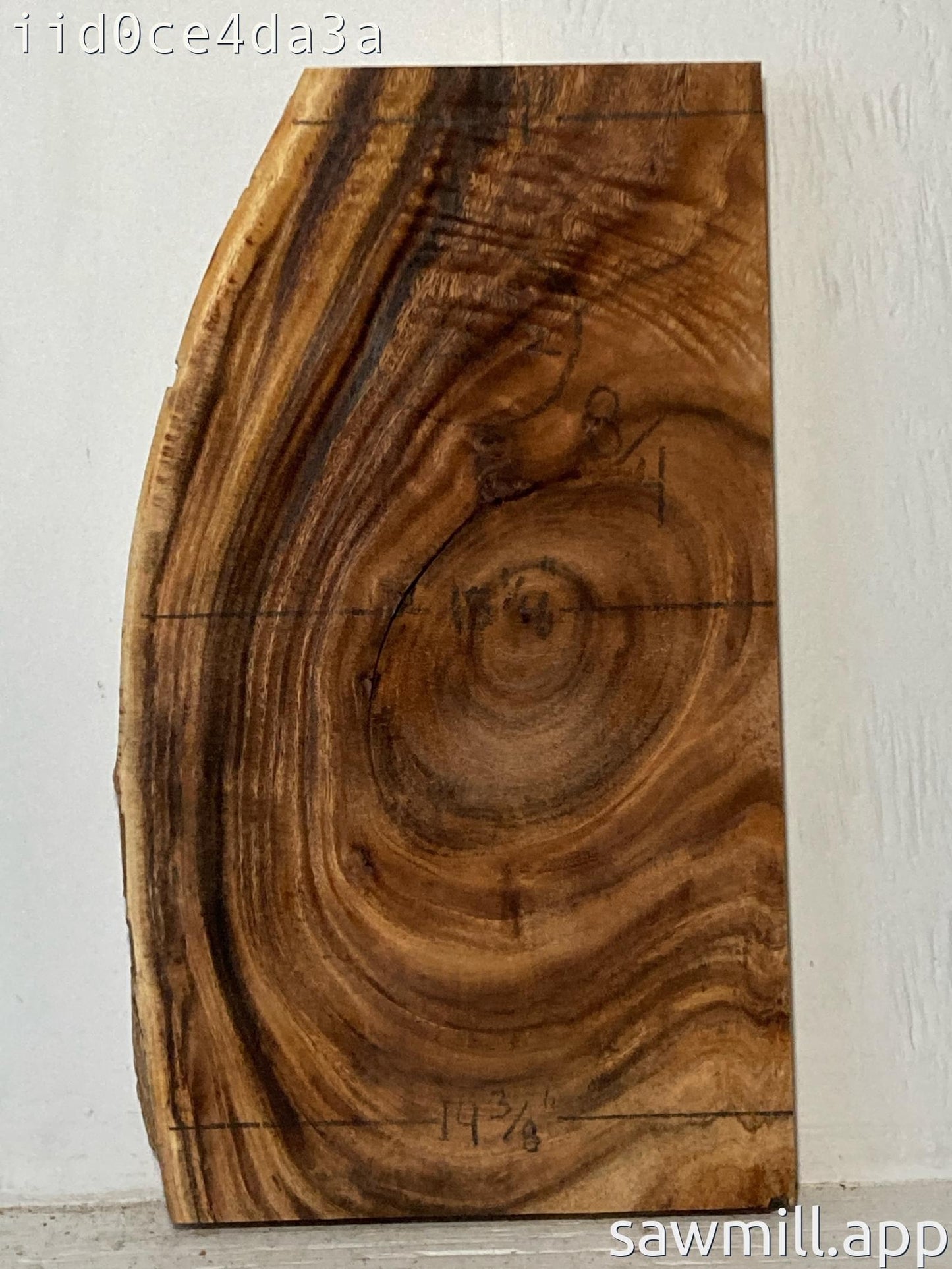 2" x 15" x 26" Monkeypod