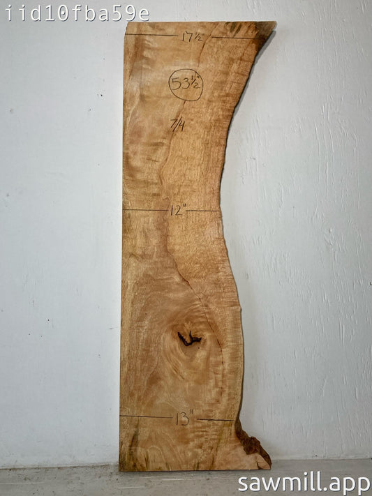 1.75" x 17" x 53" Mango
