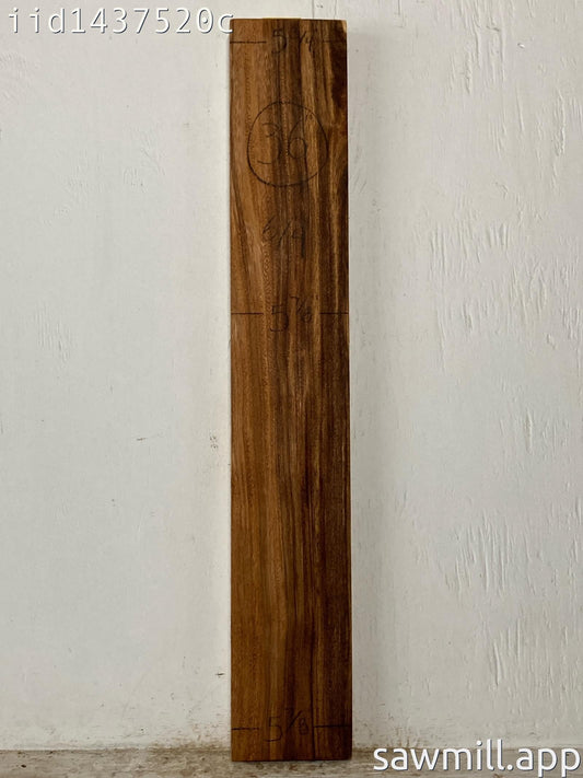 1.5" x 5" x 36" Hawaiian Monkeypod