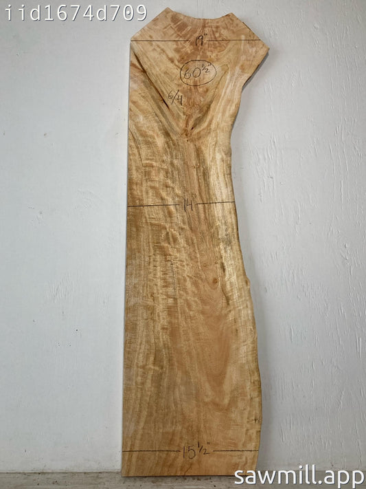 1.5" x 19" x 60" Mango