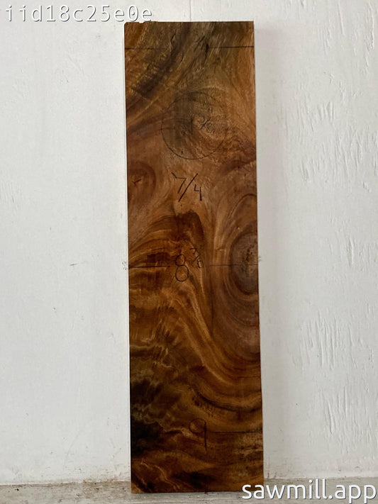 1.75" x 9" x 31" Monkeypod