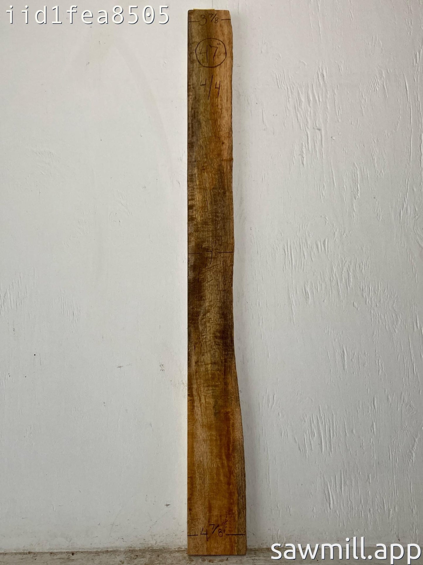 1" x 4" x 47" Mango