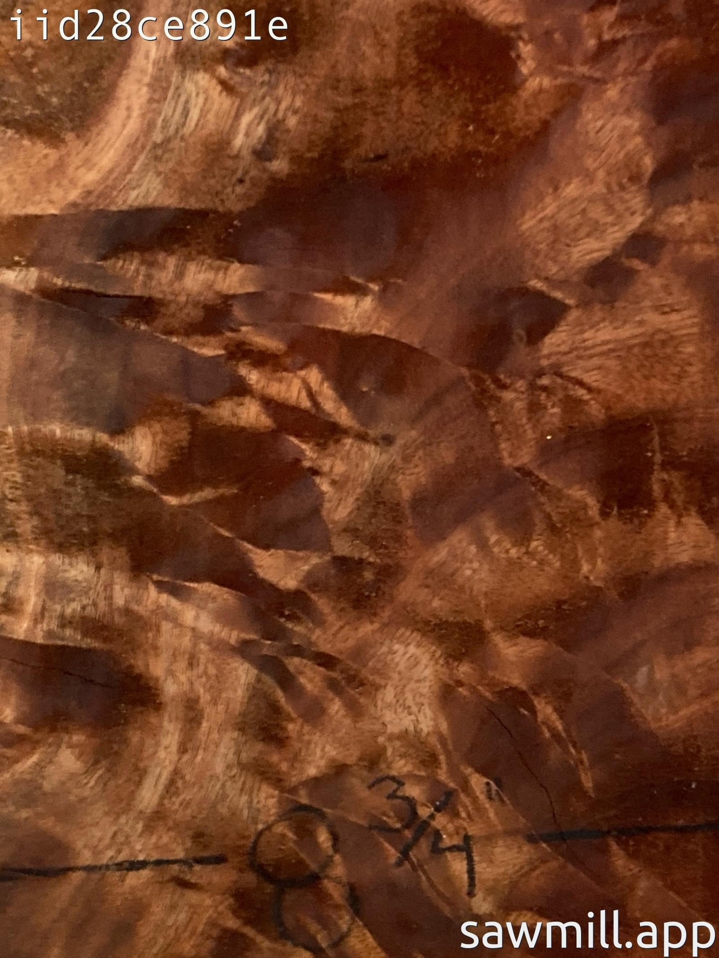 1" x 8" x 25" False Kamani