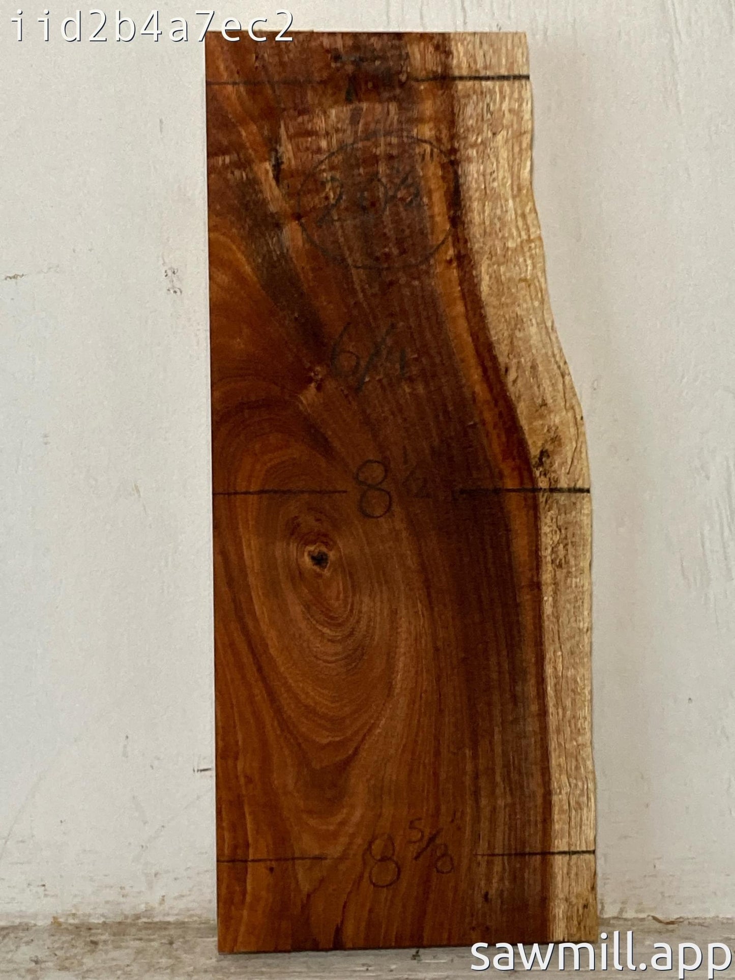 1.5" x 8" x 20" Koa