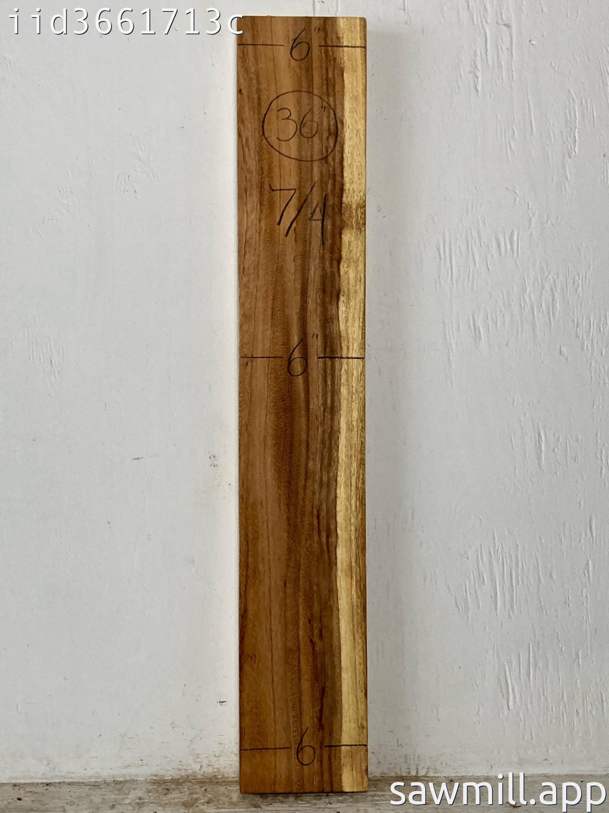 1.75" x 6" x 36" Monkeypod
