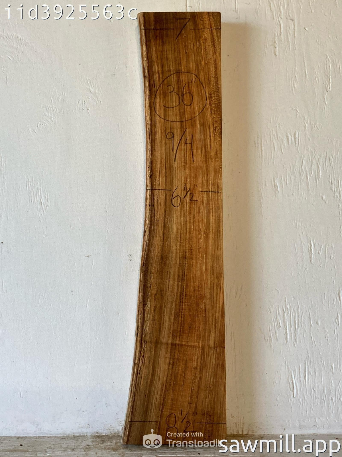 2.25" x 8" x 36" Koa
