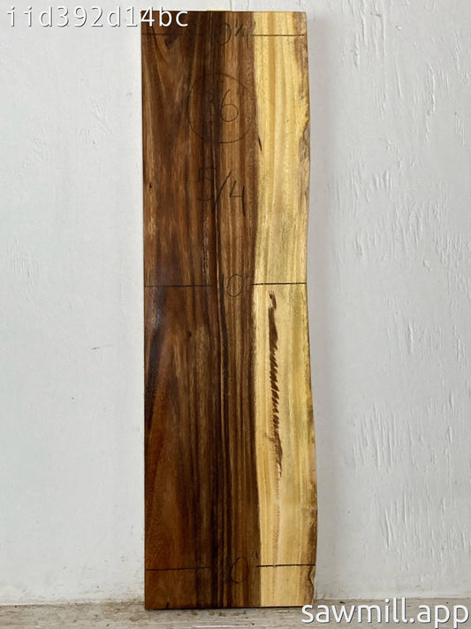 1.25" x 10" x 36" Monkeypod