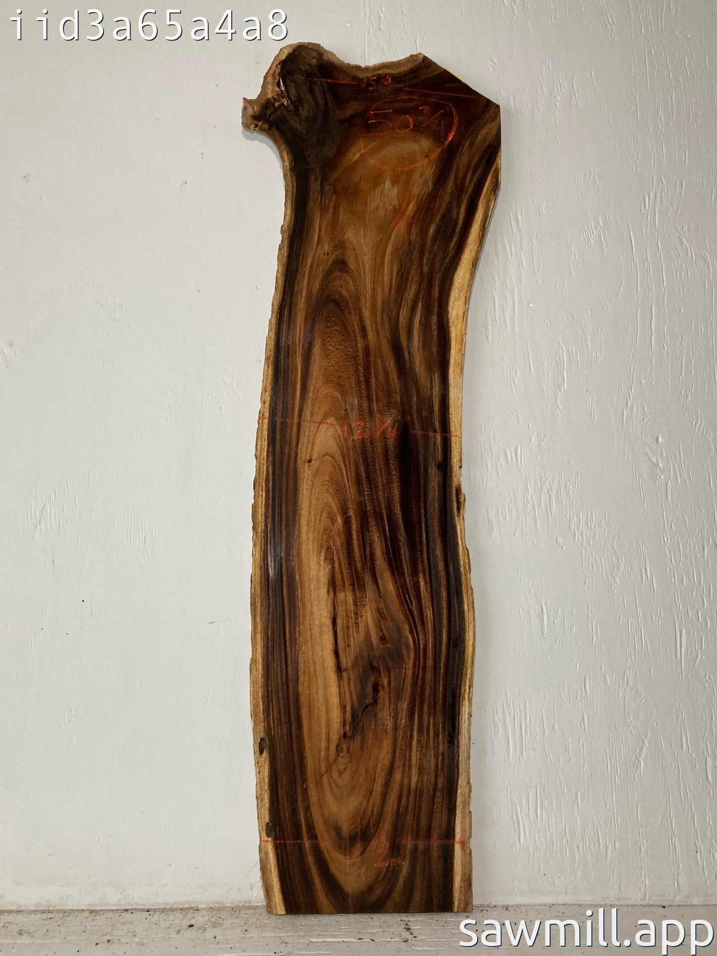 1" x 15" x 50" Monkeypod