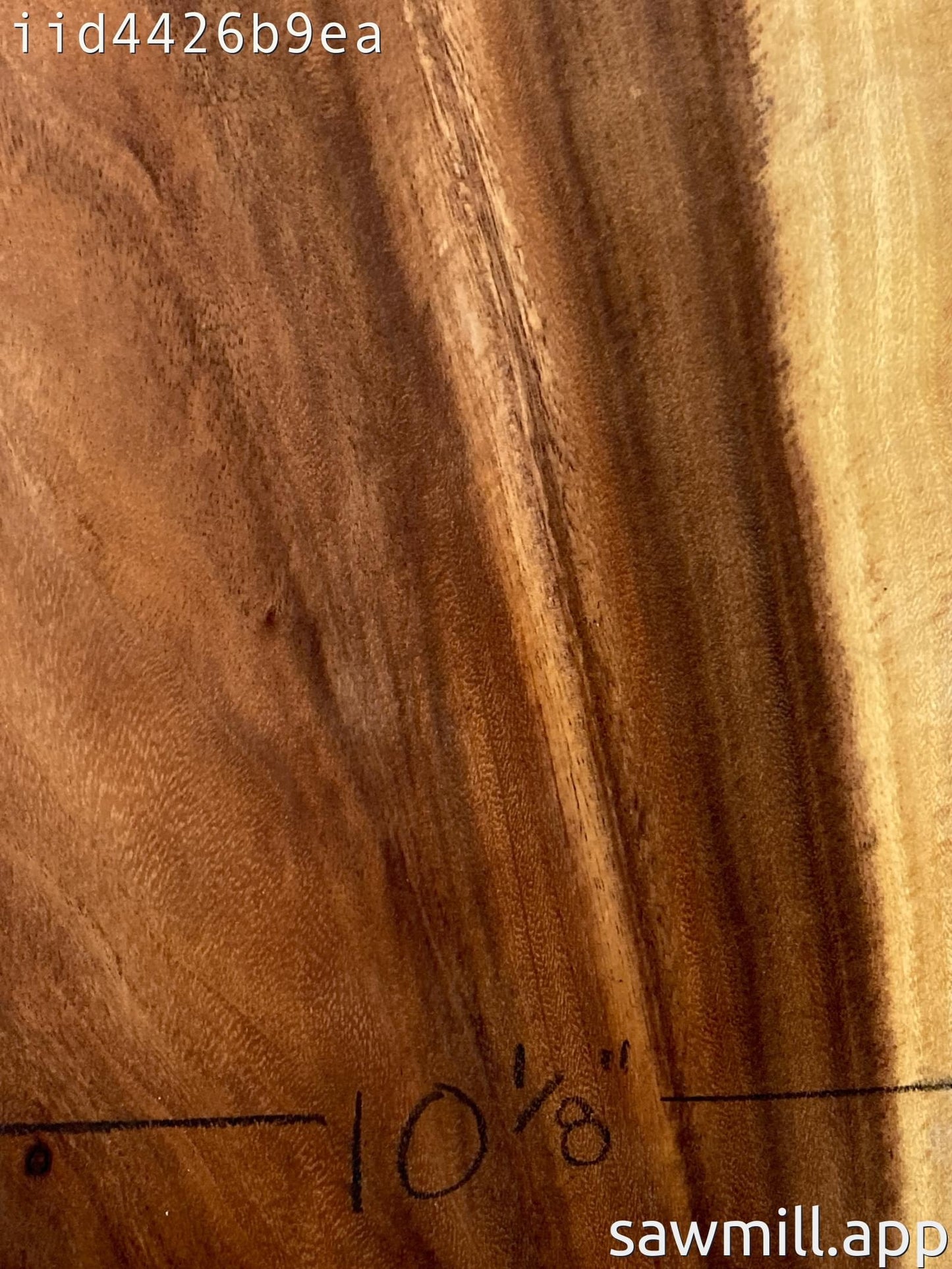 5" x 10" x 34" Monkeypod