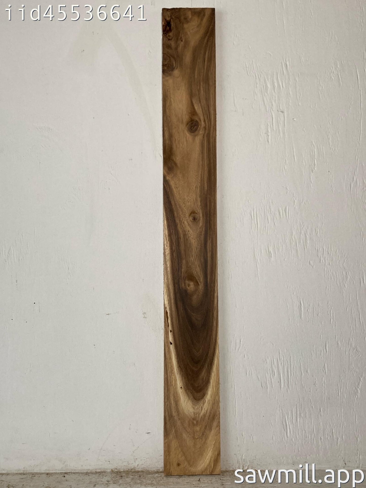 0.75" x 5" x 47" Monkeypod