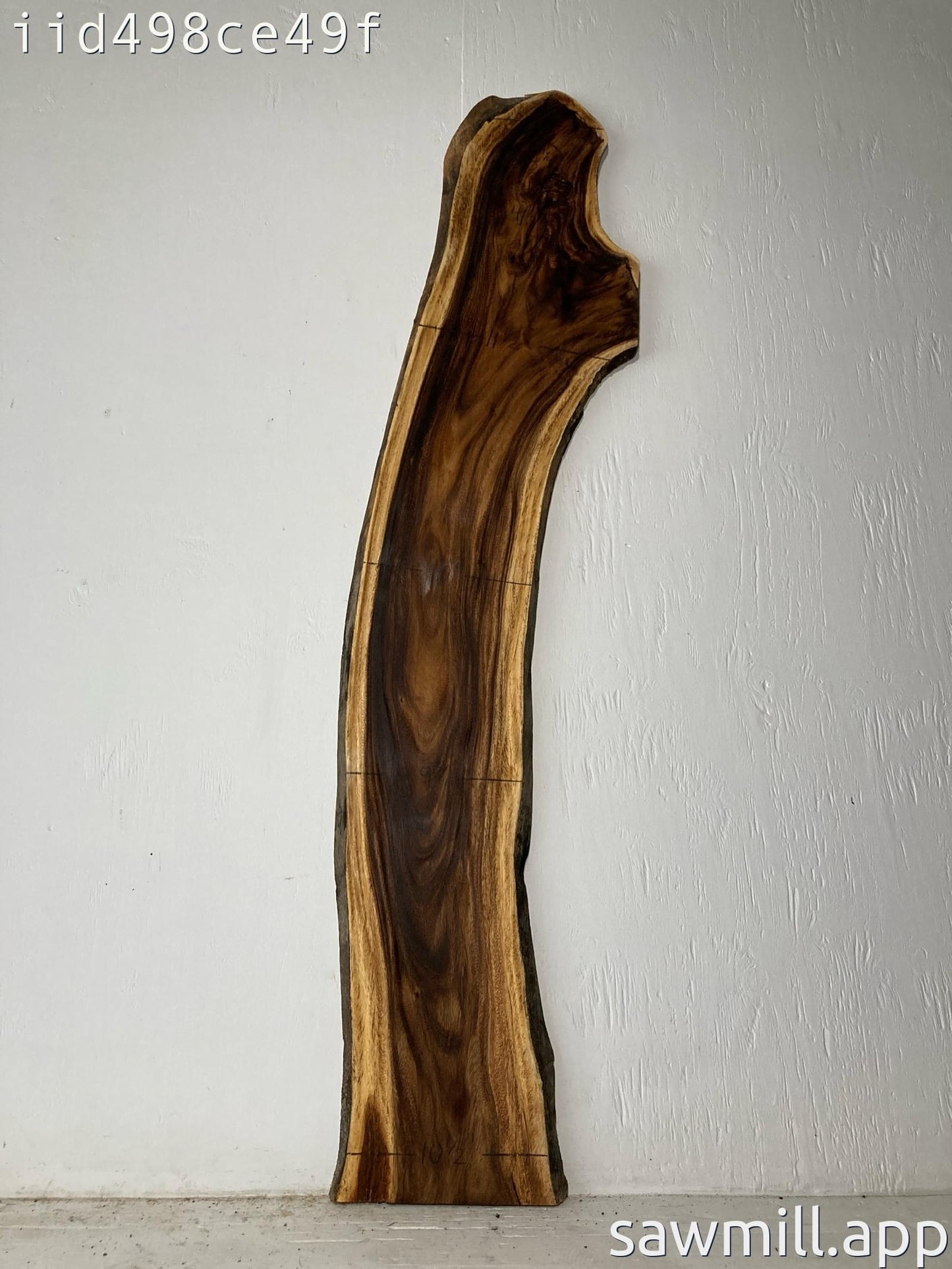 1" x 11" x 68" Monkeypod