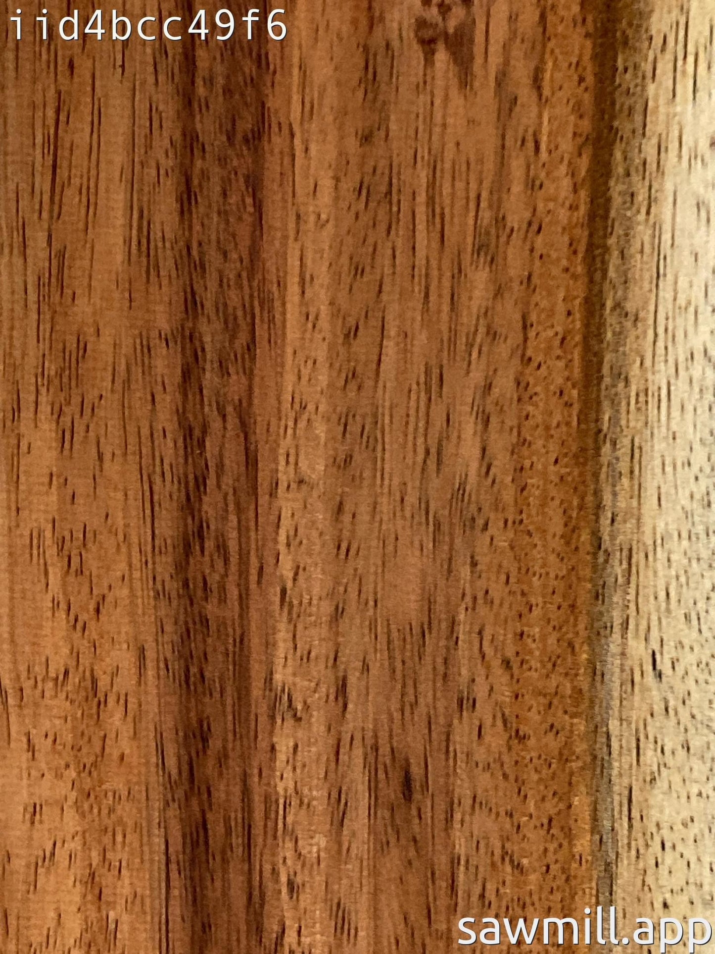1" x 7" x 85" Chocolate Albizia