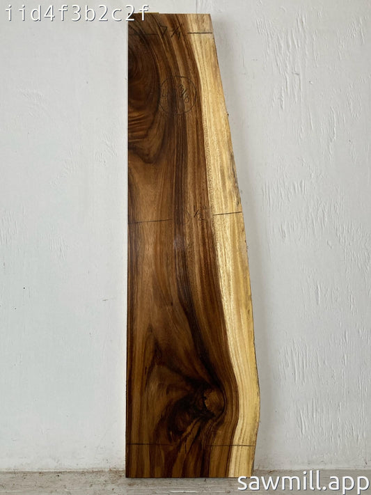 1.5" x 11" x 41" Monkeypod