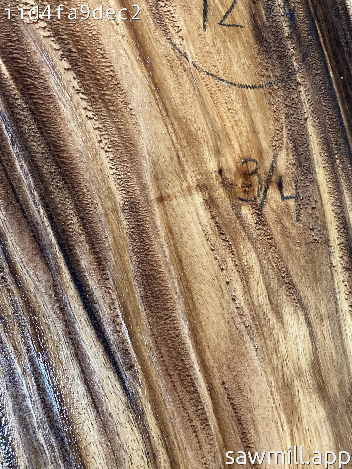 0.75" x 14" x 42" Monkeypod