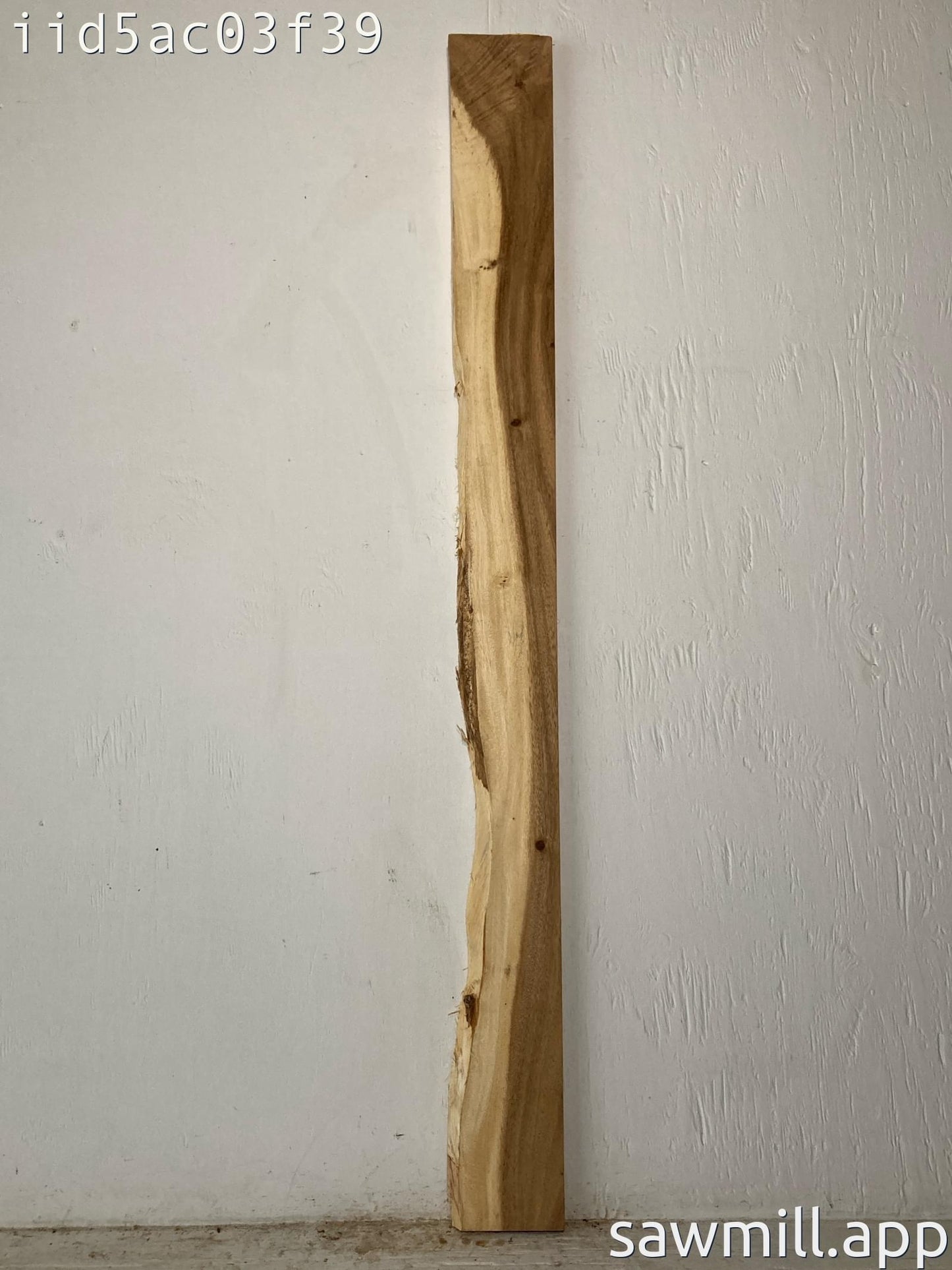 1" x 5" x 58" Monkeypod