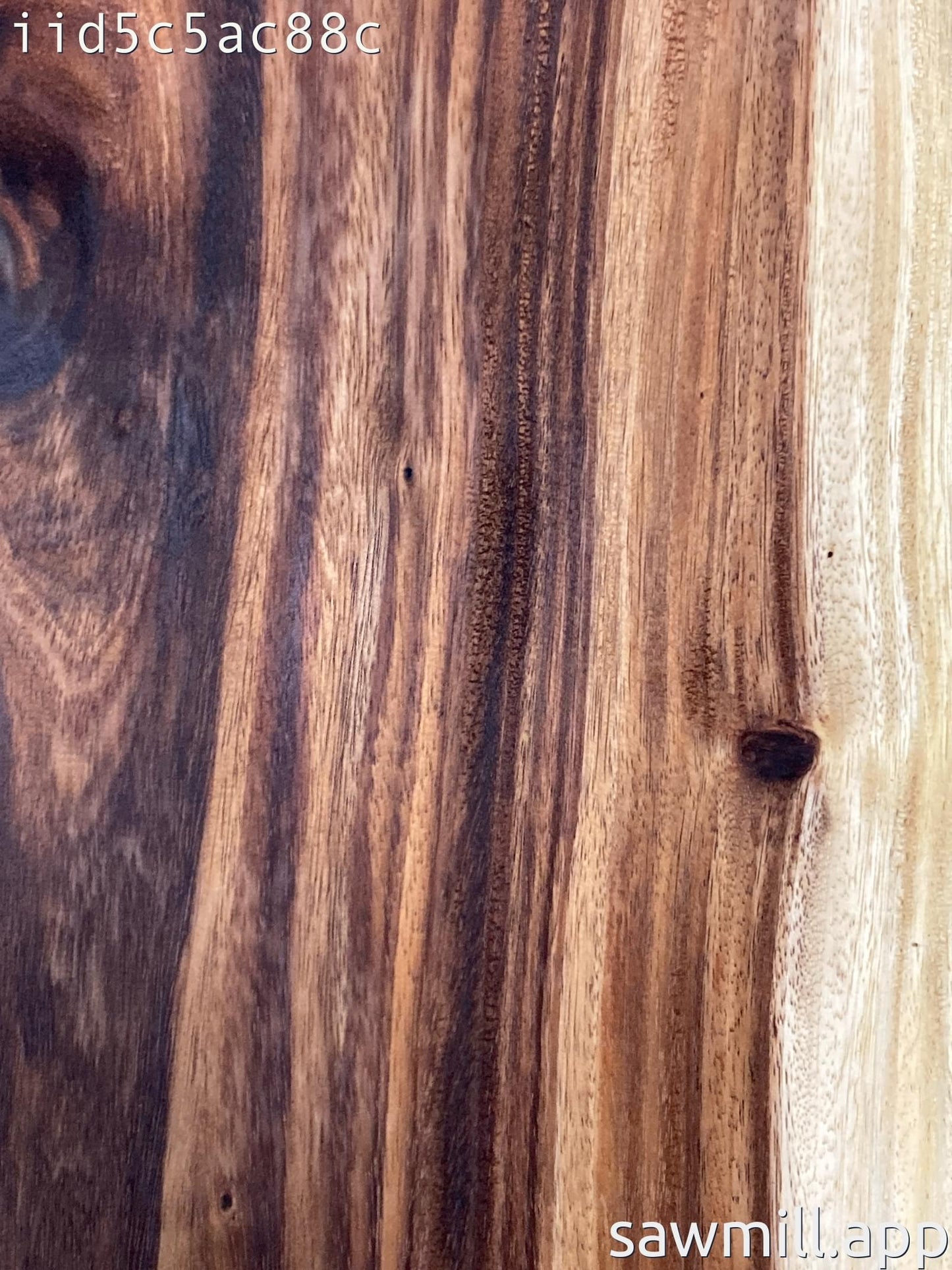 1.5" x 10" x 45" Monkeypod