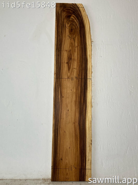 1.25" x 11" x 53" Monkeypod