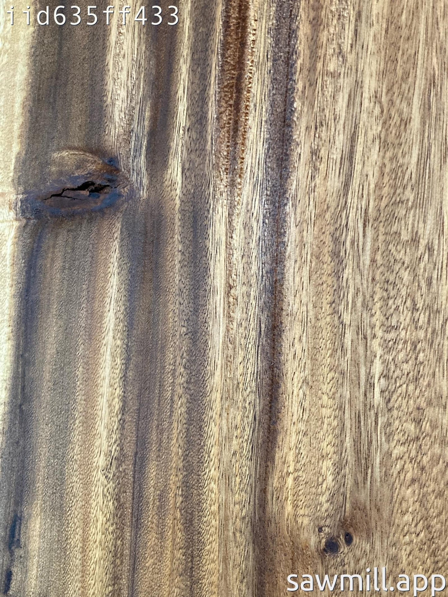 1" x 9" x 74" Monkeypod