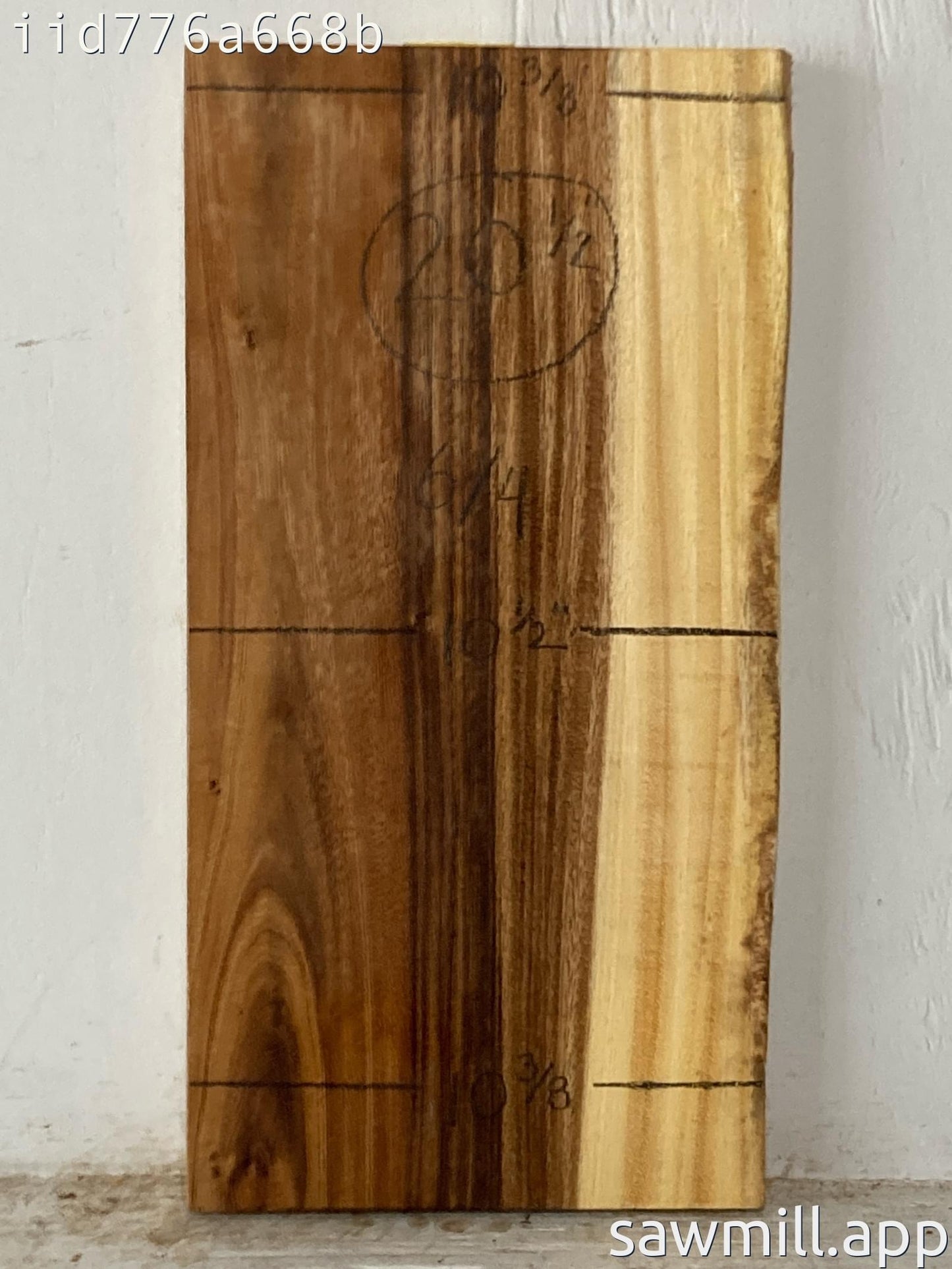 1.5" x 10" x 20" Monkeypod