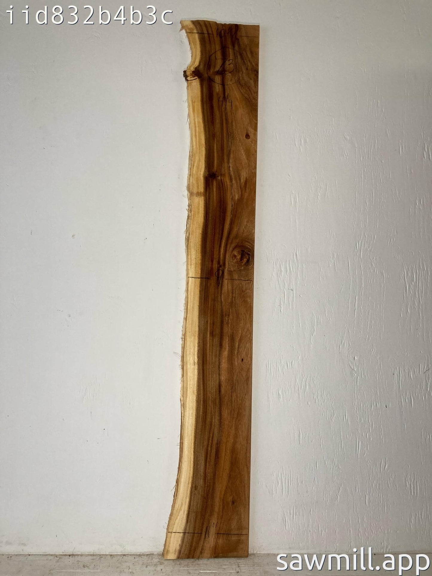 1" x 11" x 73" Monkeypod