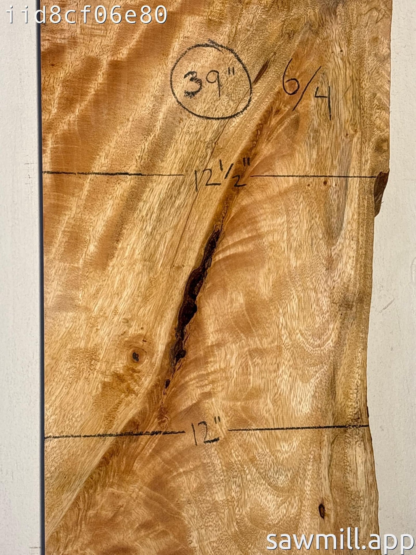 1.5" x 13" x 39" Mango