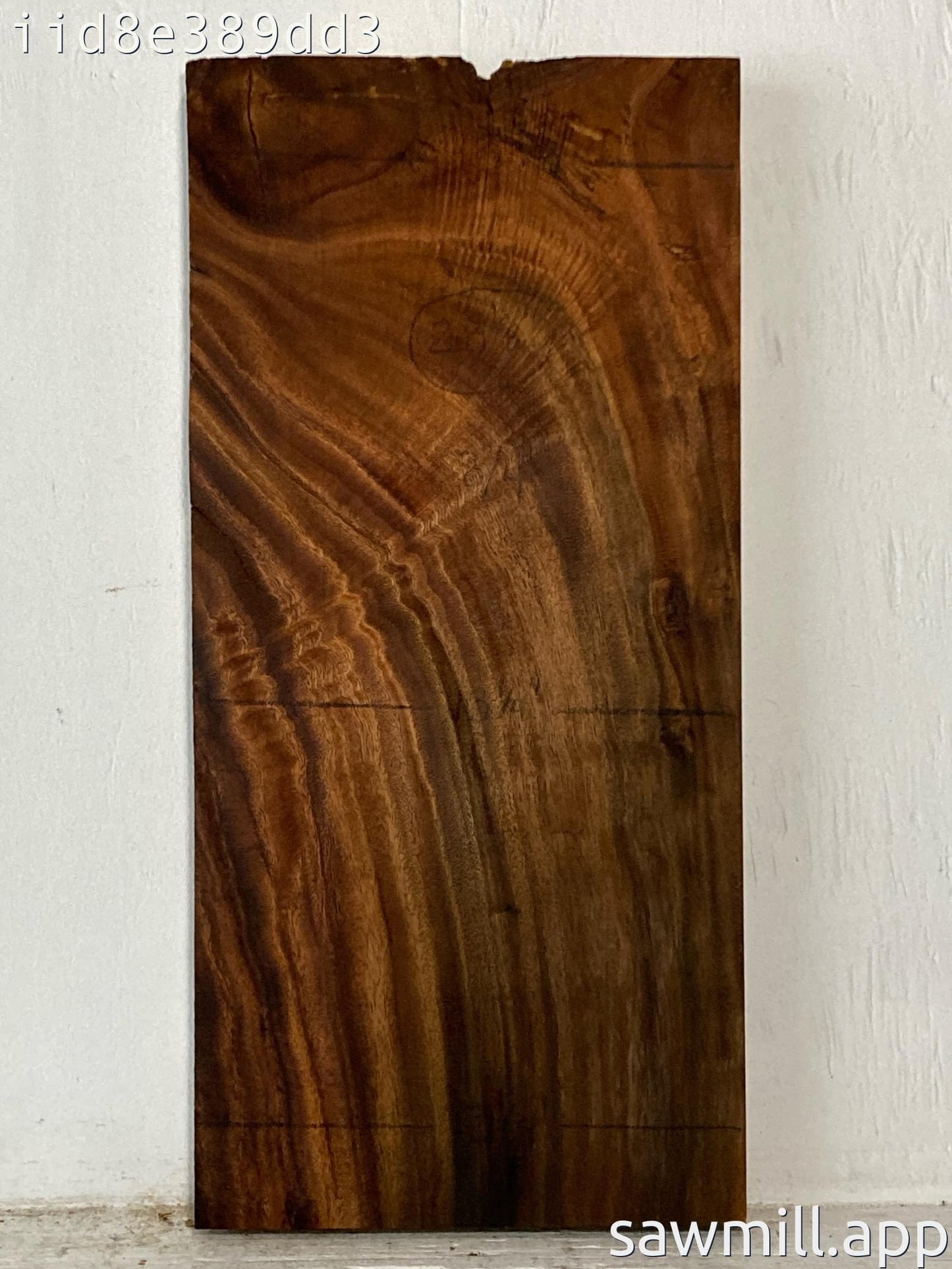 2" x 13" x 28" Monkeypod