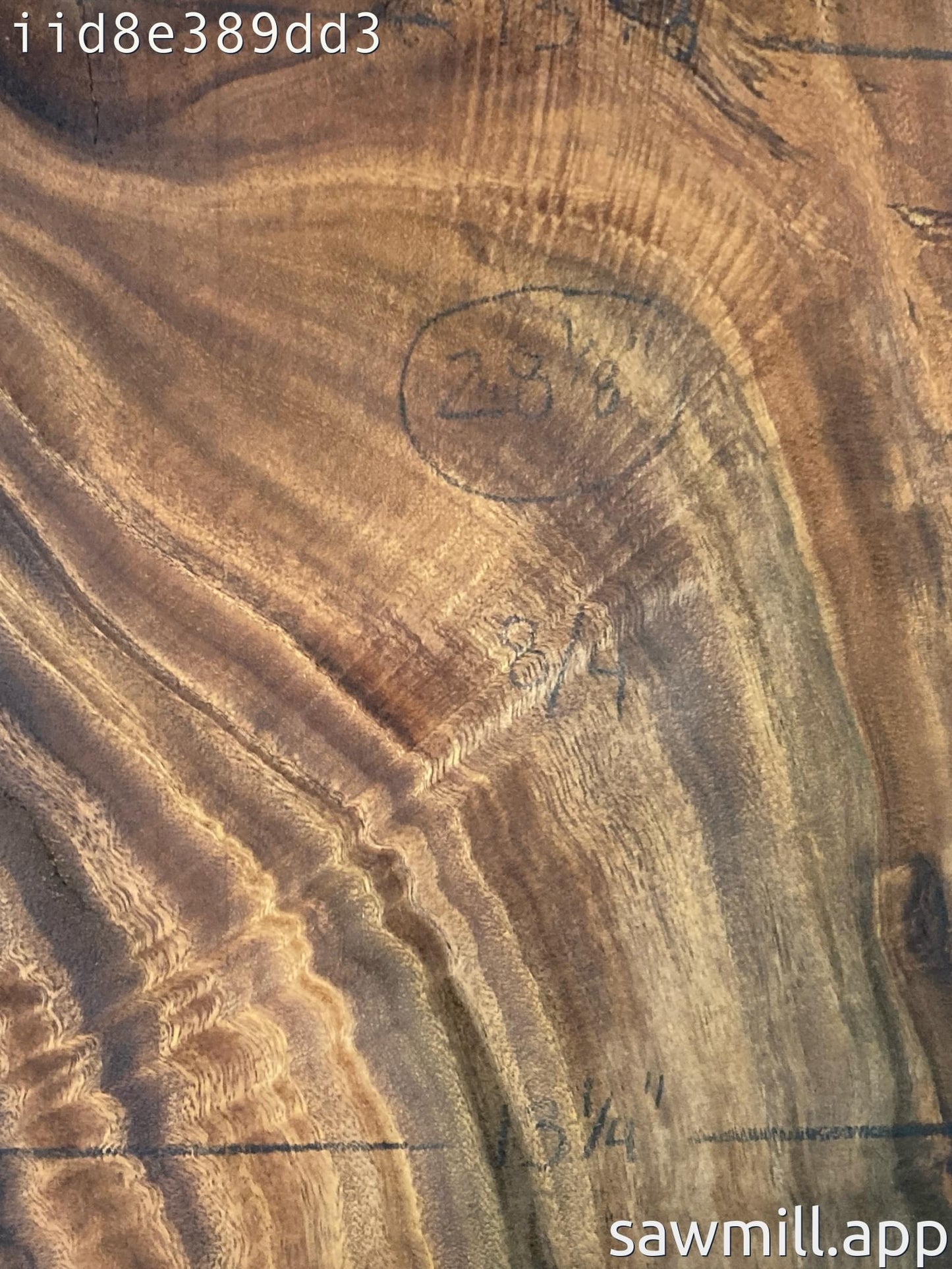 2" x 13" x 28" Monkeypod